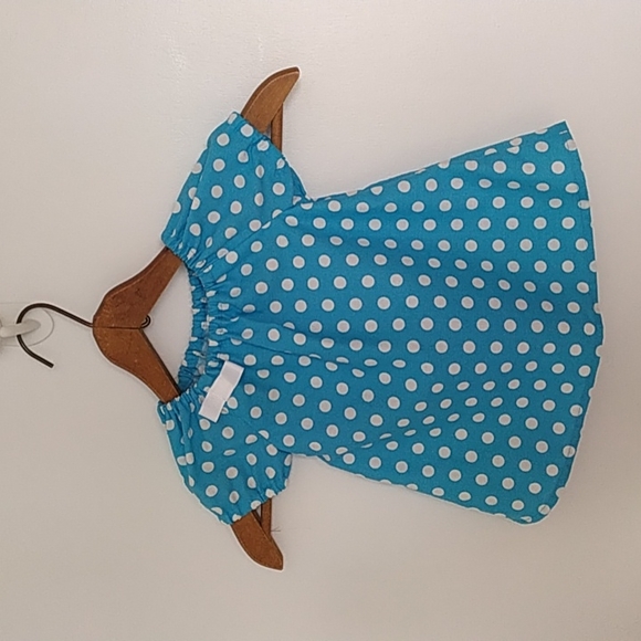 Handmade Polka Dot Baby Dress - Picture 4 of 7